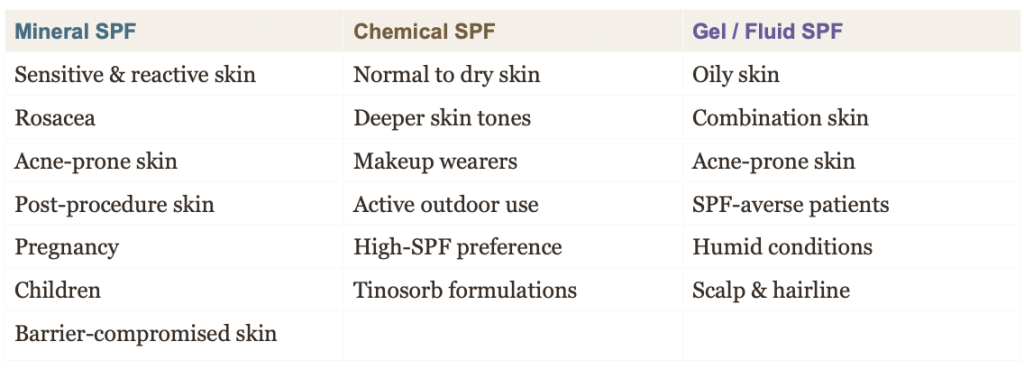 SPF nurse lee cosmetics skincare